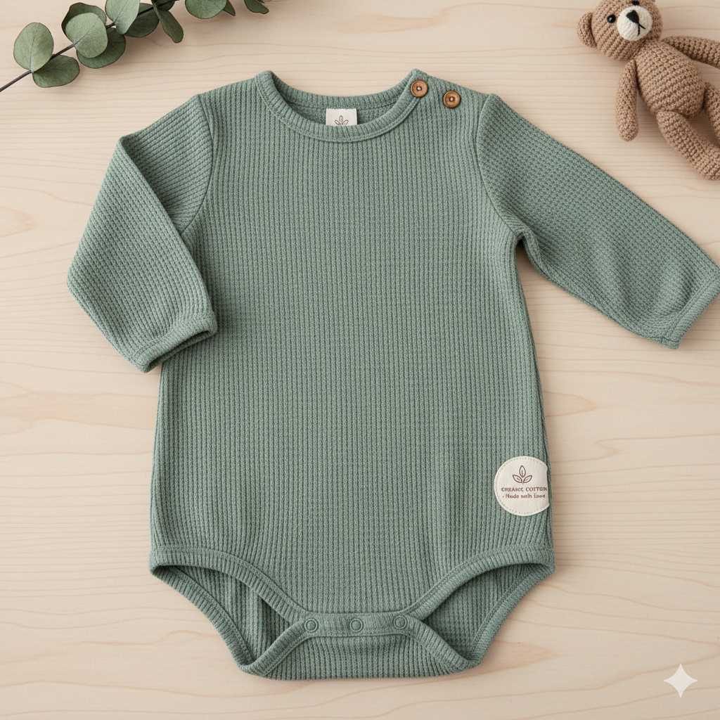 Brand | Forestgreen bodystocking | 100% Økologisk Bomuld