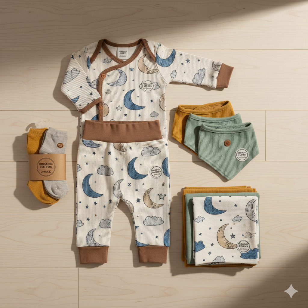 Brand | Baby startpakke | basispakke | 100% Økologisk Bomuld